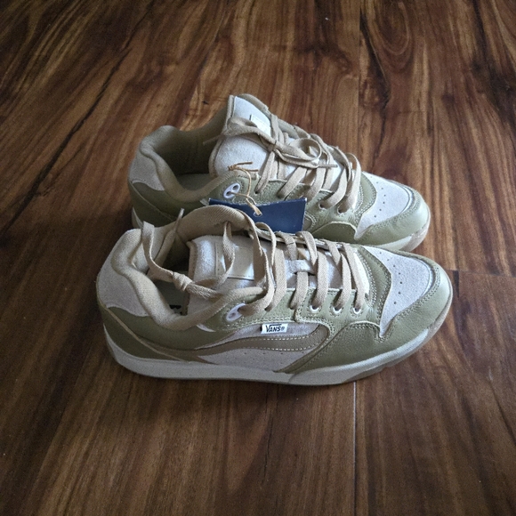 Vans Rowley XLT Premium Skate Men 10.5 Tan And White Suede 022026 - Picture 7 of 9